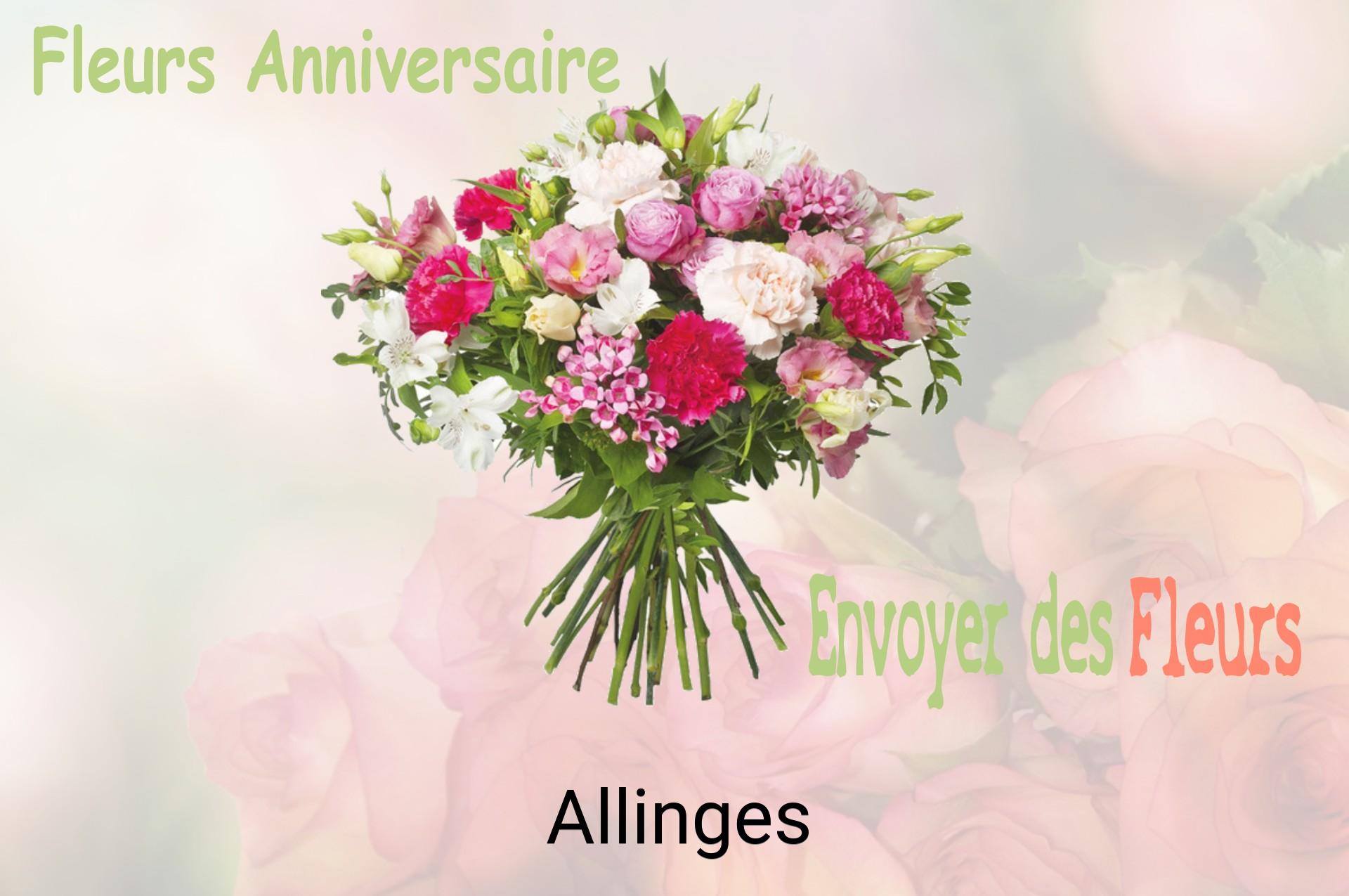 Bouquet de fleurs d’anniversaire livré à Allinges
